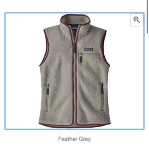 Women’s retro pile vest